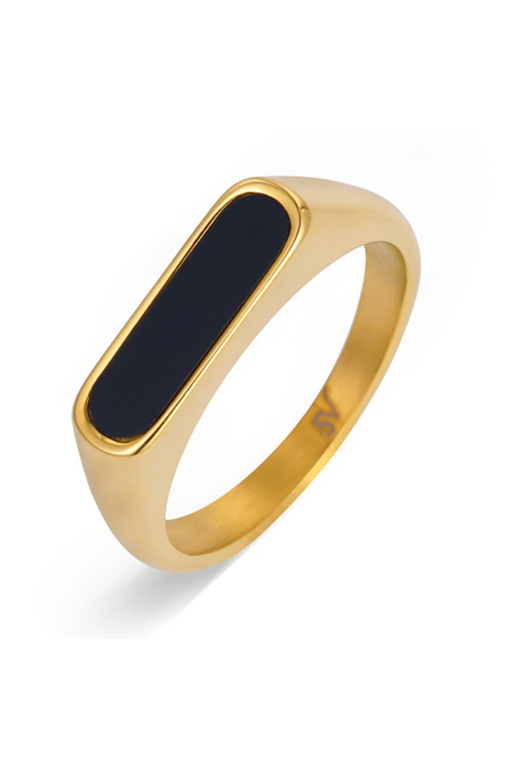 Anillo Black Hades Oro