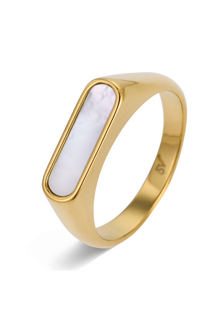 Anillo White Hades Oro