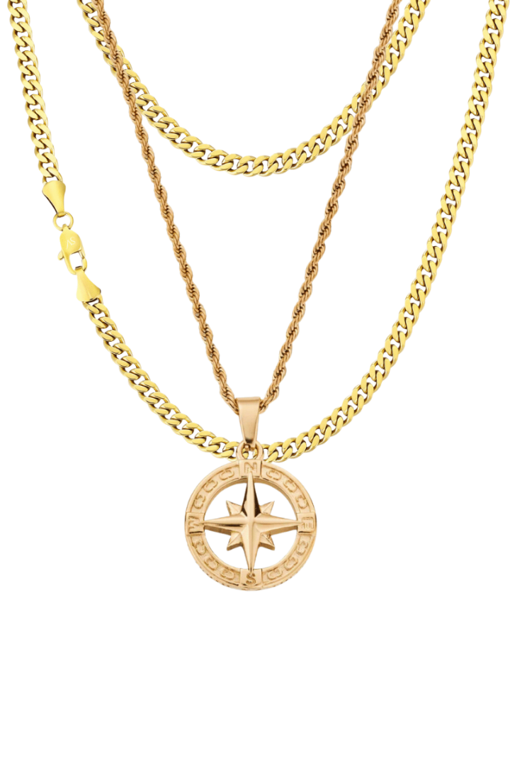 Compass II Miami Cuban 5mm Set (Oro)