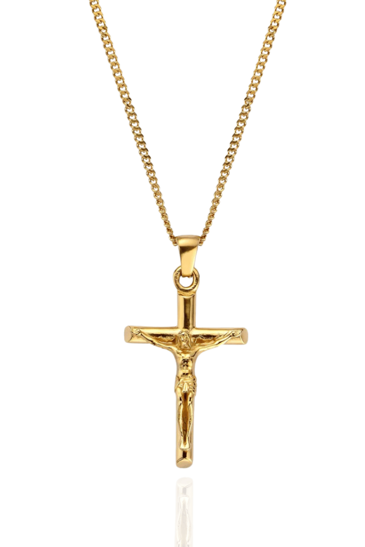 Cross Minimal Pendant Oro