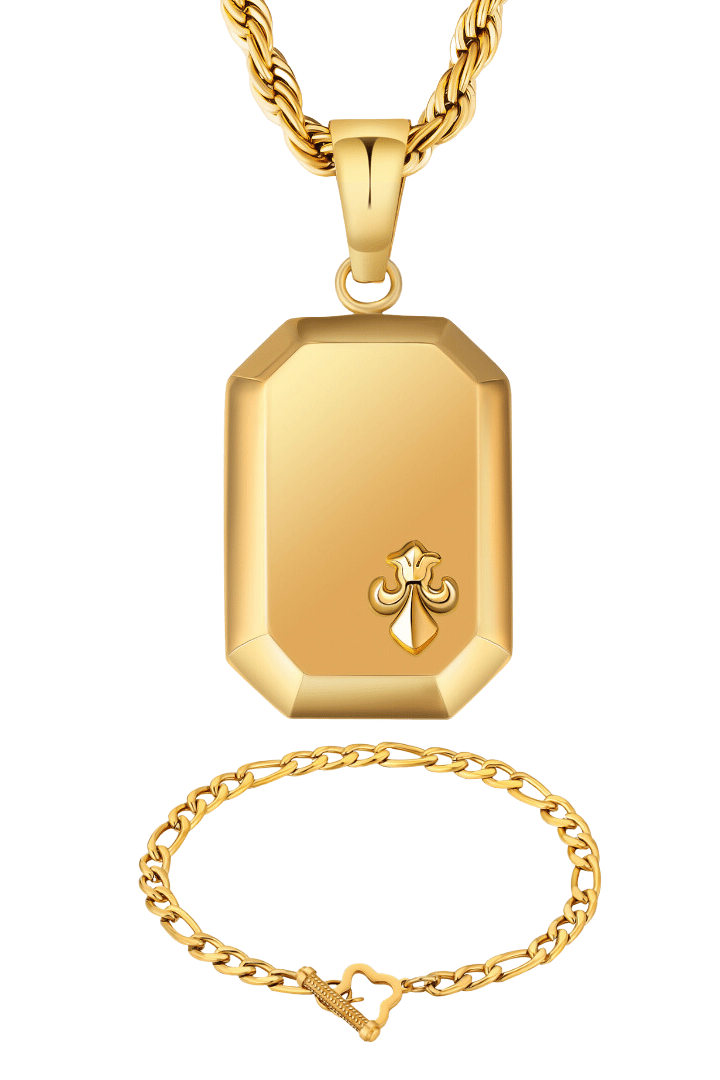 Fleur de lis OT Fígaro Set (Oro)