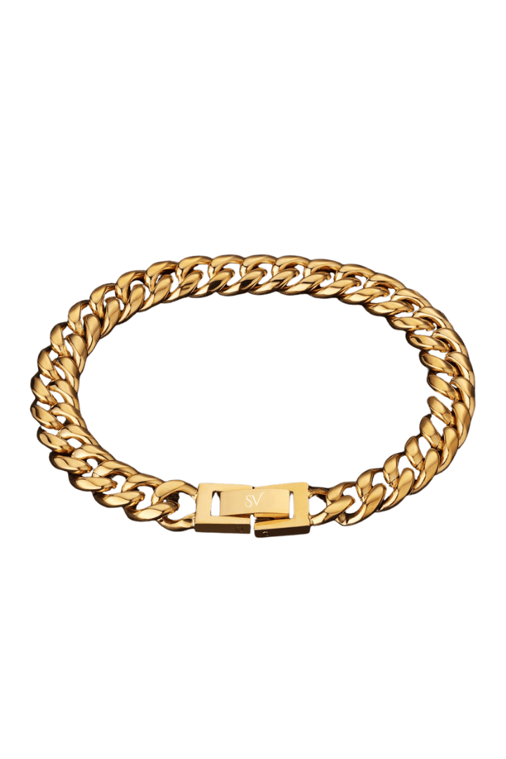 Pulsera Cuban Oro 8mm