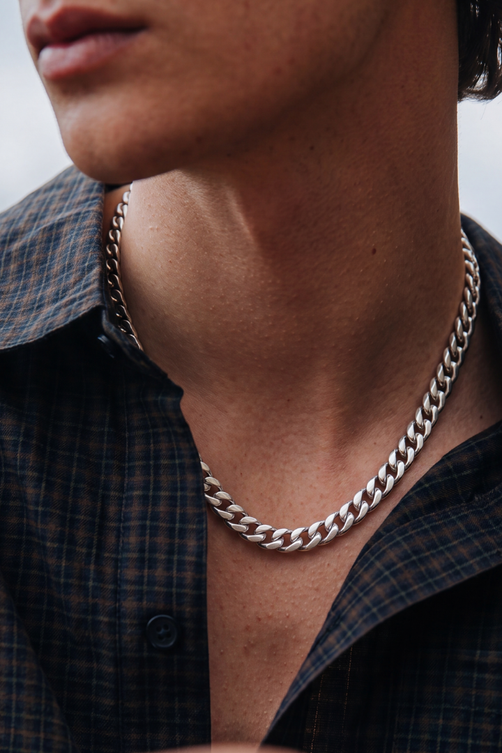 Cadena Cuban Link 8mm