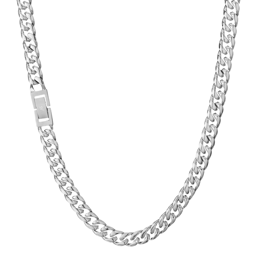 Cadena Cuban Link 8mm