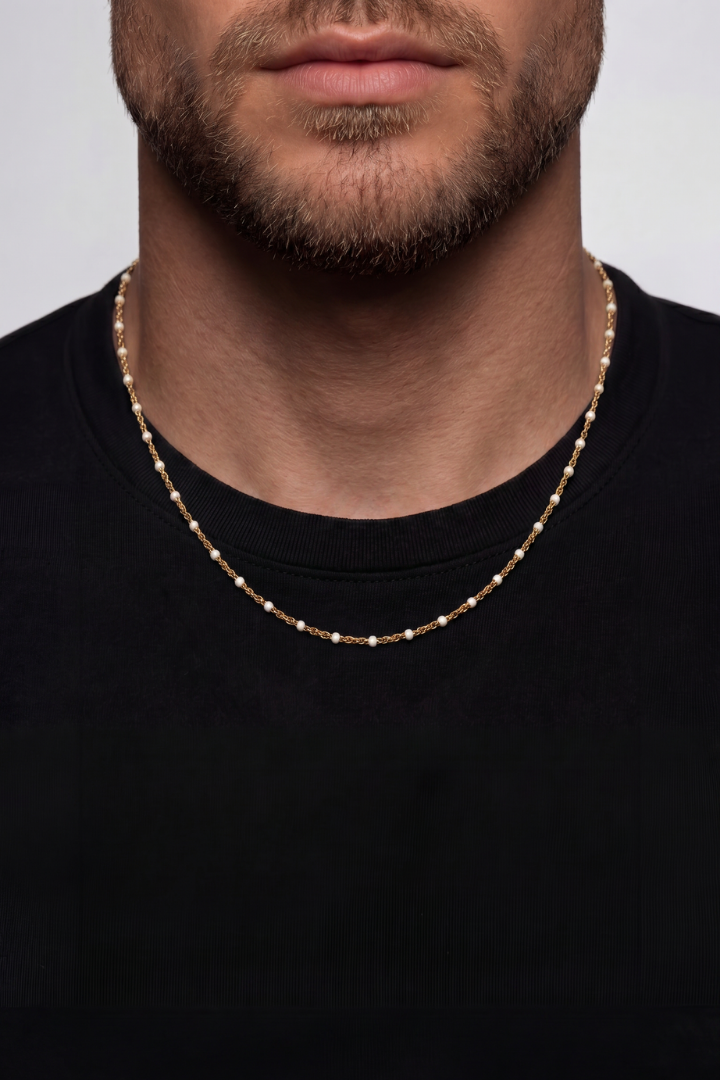 Cadena White Vienna Link Oro