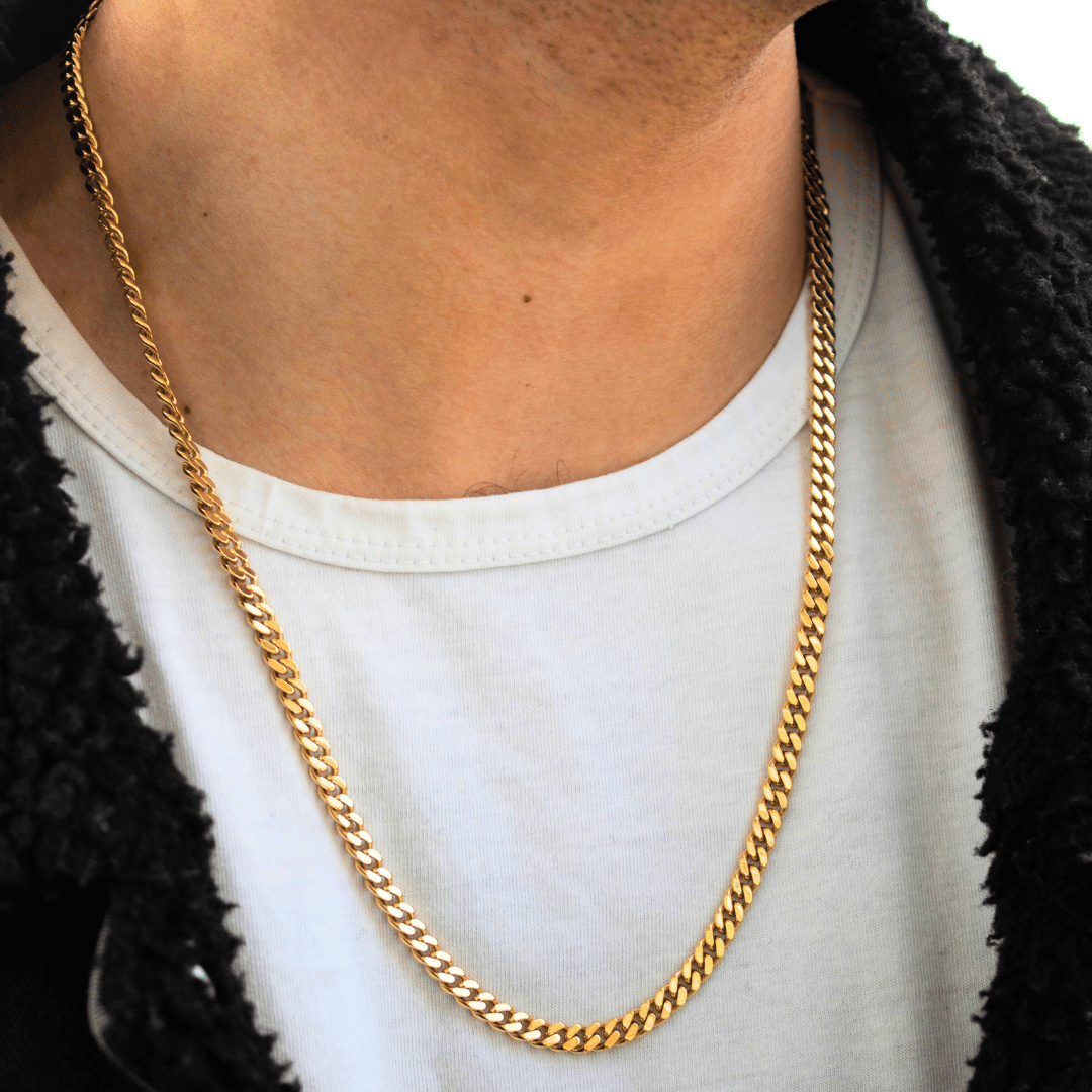 Miami cuban OT Link Set (Oro)