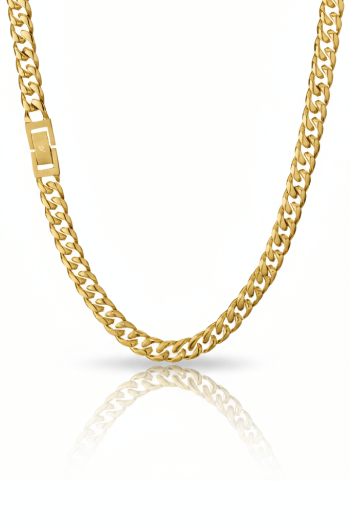 Cadena Cuban Link Oro 8mm