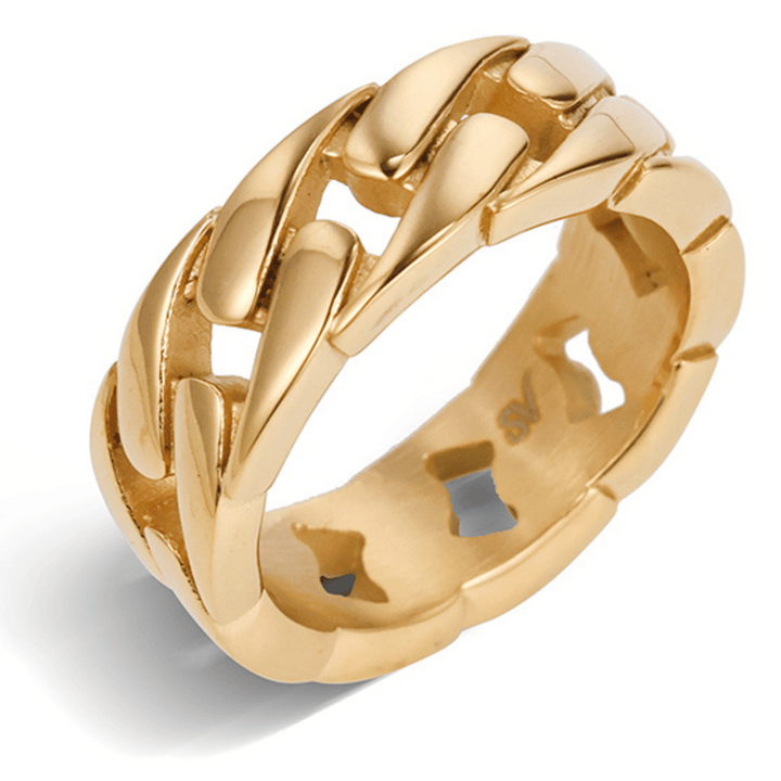 Anillo para hombre oro Box 