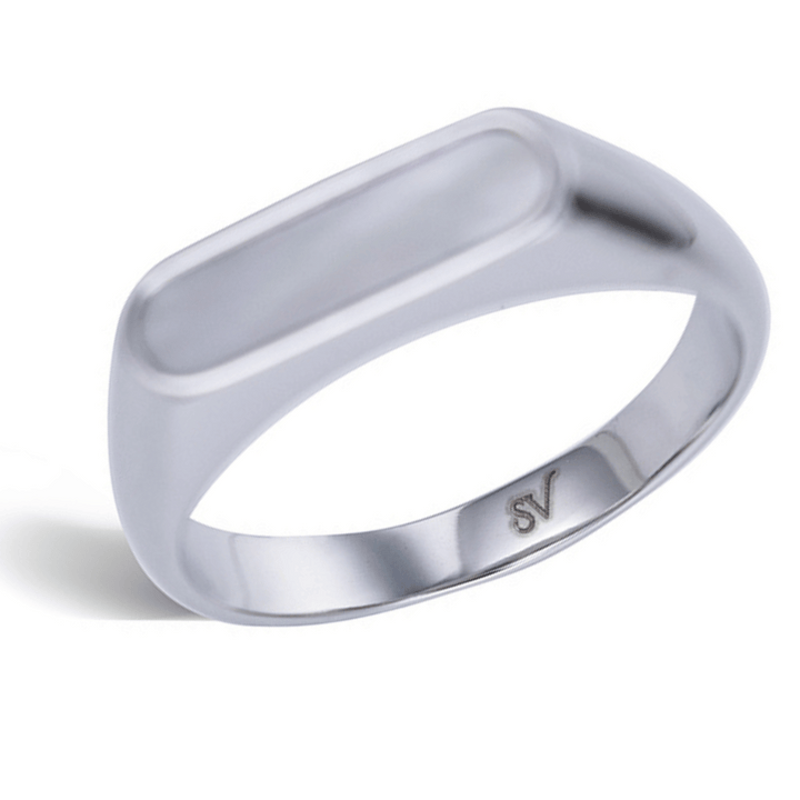 Anillo para Hombre White Hades de Plata