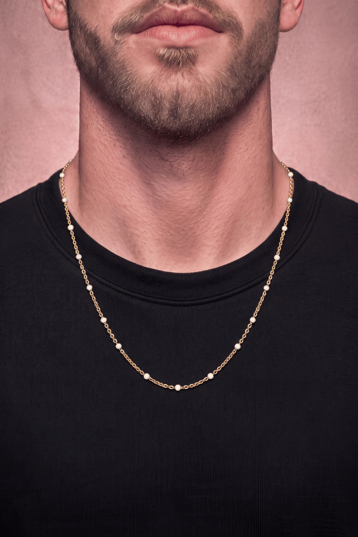 Cadena White Vienna Link Oro