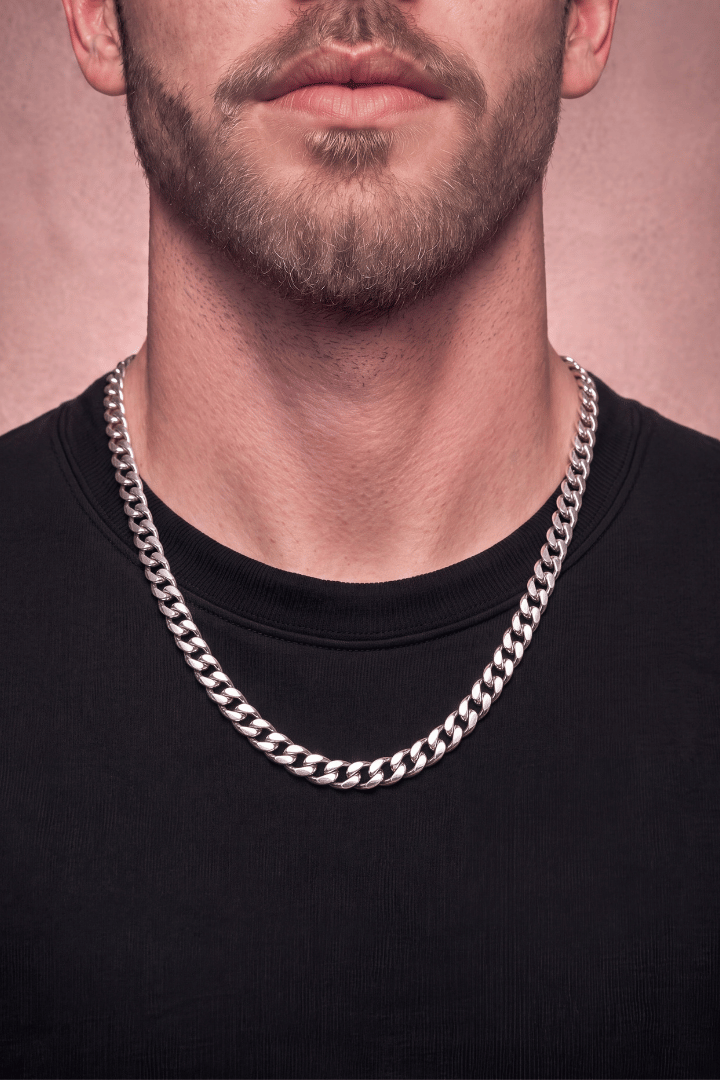Cadena Cuban Link 8mm