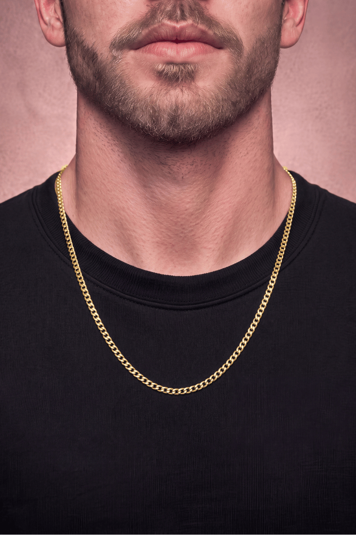 Cadena Miami Cuban Oro 3mm