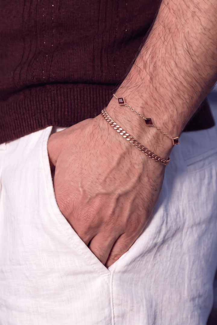 Pulsera Miami Cuban 5mm Oro