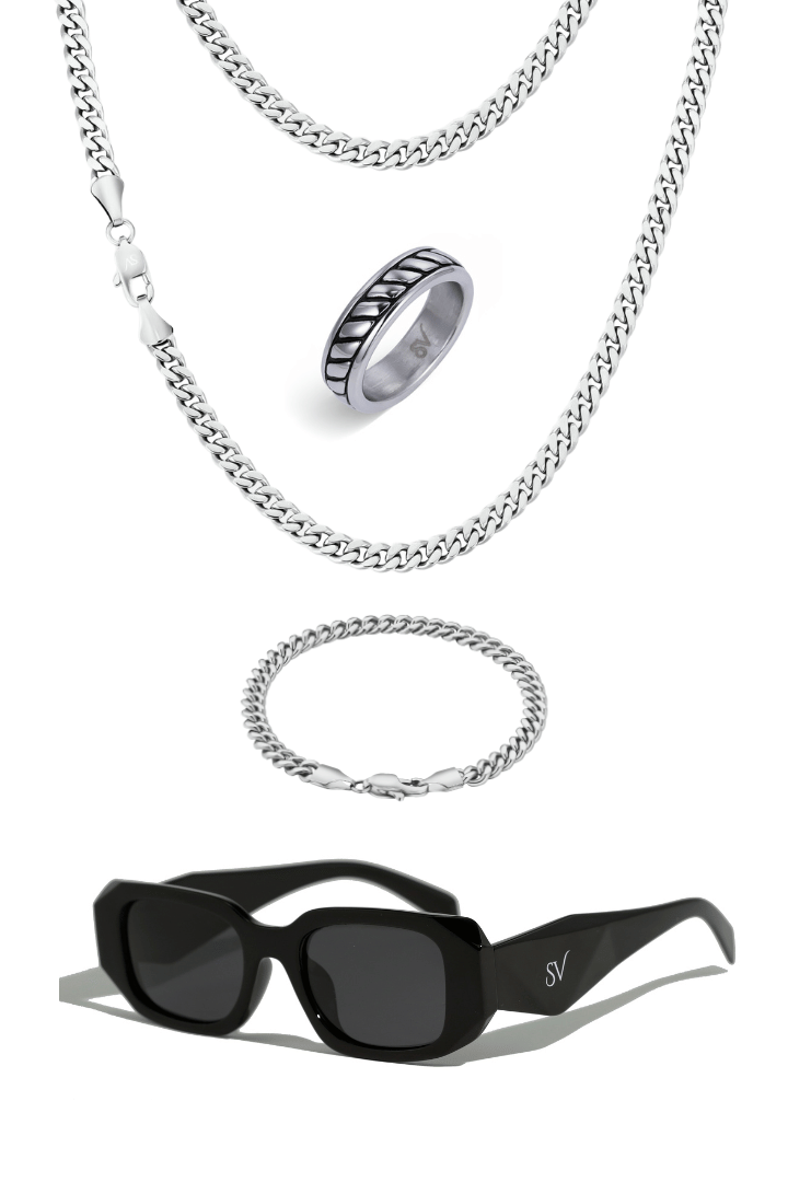 Silver Statement Set