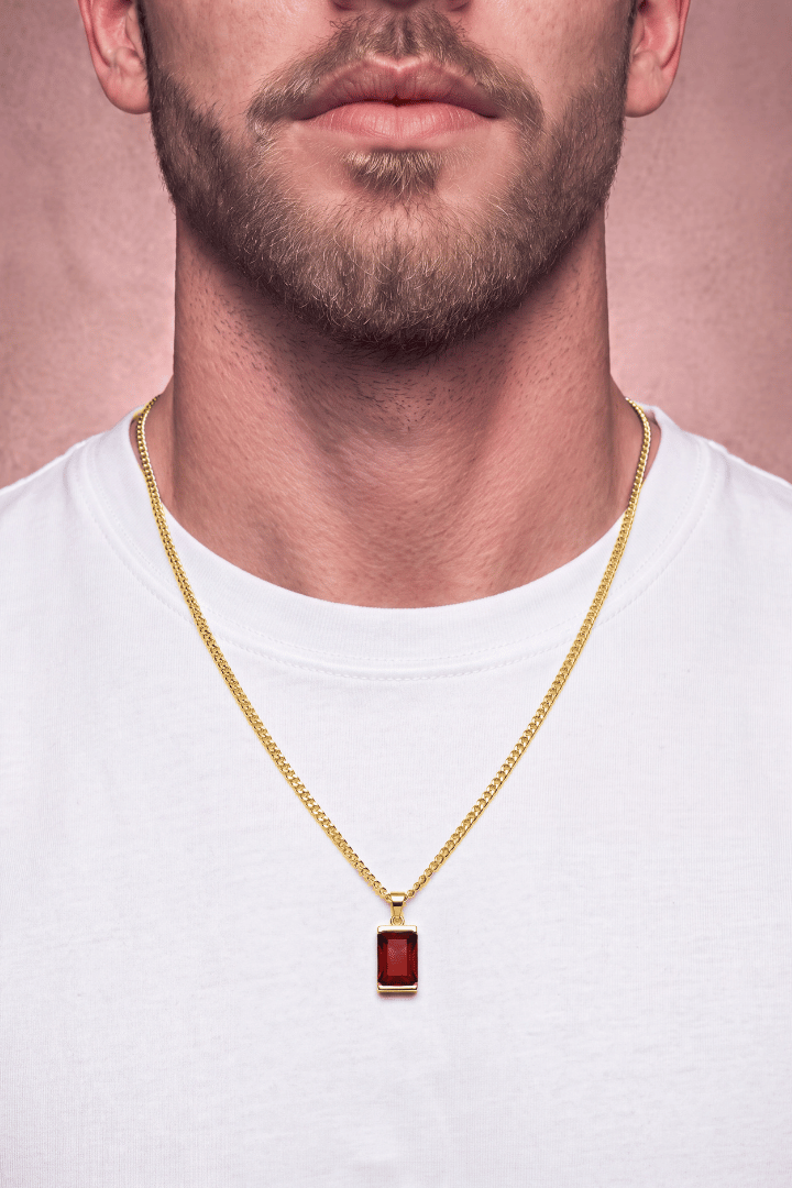 Vault Red Pendant Oro