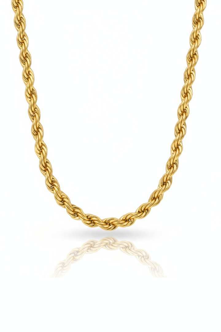 Cadena Rope Oro 4mm