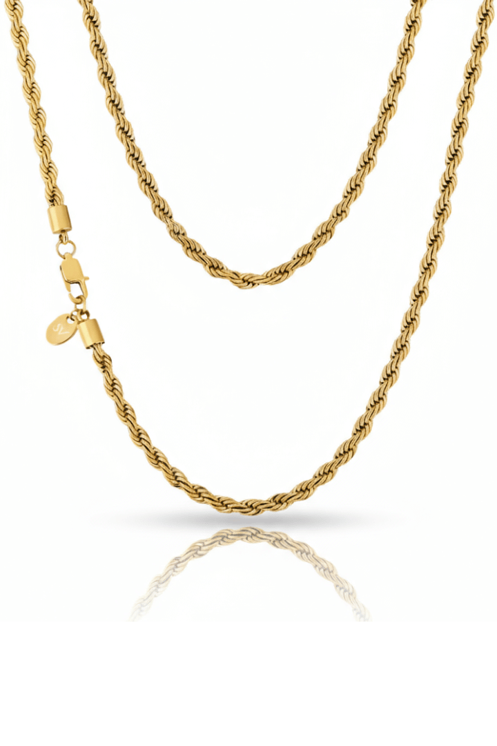 Cadena Rope Oro 3mm
